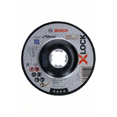 Bosch cutting disc X-LOCK Expert for Metal Ø125x2.5mm