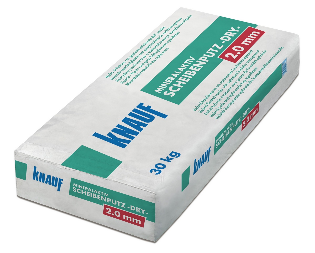 Knauf MineralAktiv SP Dry 2mm biały 30kg Hybrydowy tynk talerzowy Dry