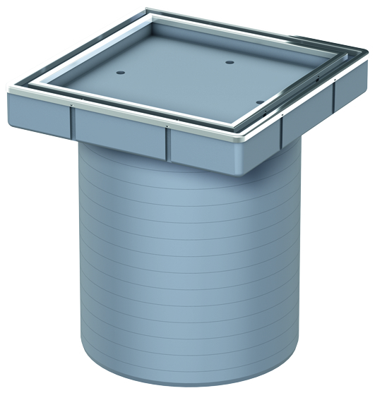 ACO górna plastikowa płytka z ramką VA 149x149mm