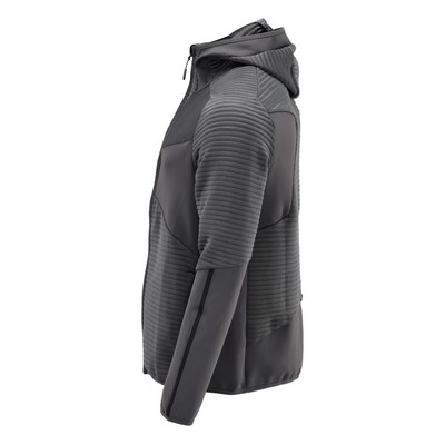 MASCOT® CUSTOMIZED Kapuzensweatshirt Fleece mit Reißvers. anthrazitgrau Gr. M