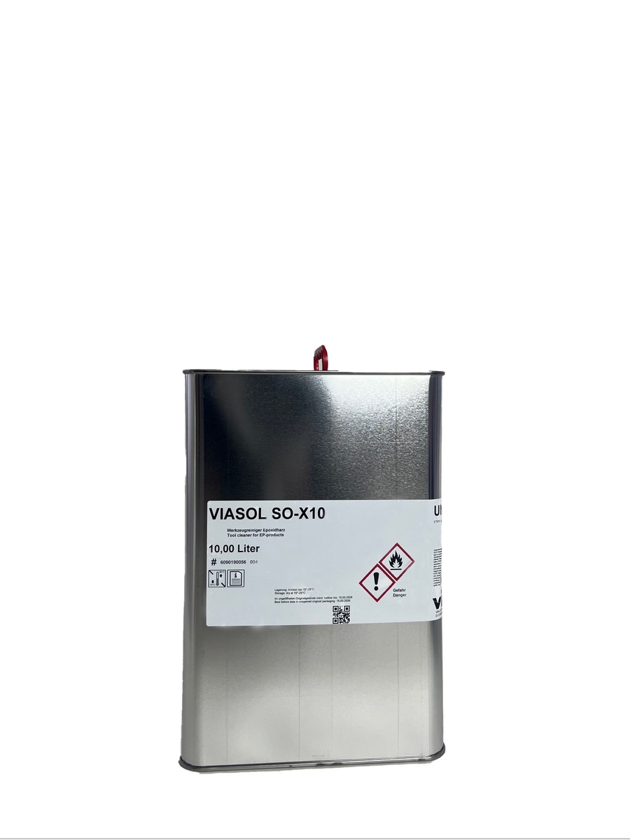 VIASOL SO-X10 10 litre tool cleaner epoxy resin