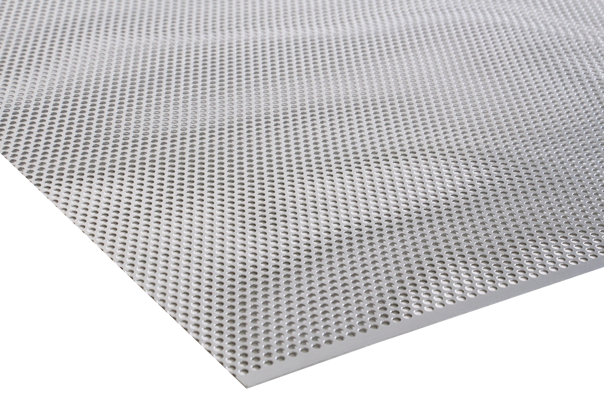 Perforated aluminium sheet 1.0x1000x2000mm Rv 5/7 free ventilation cross-section 46.27%