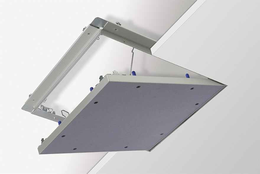 Knauf REVO 12.5 aluminium inspection flap 200x200mm screwed on