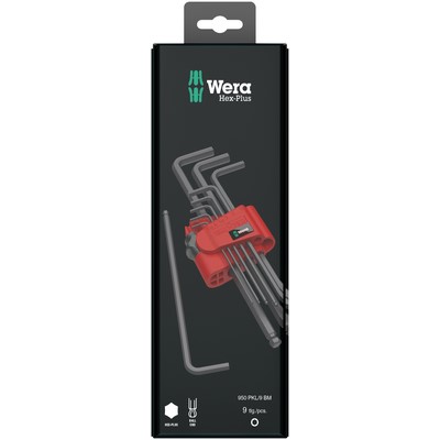 Wera 950/9 Hex-Plus 6 SB Winkelschlüssel metrisch BlackLaser 9-teilig