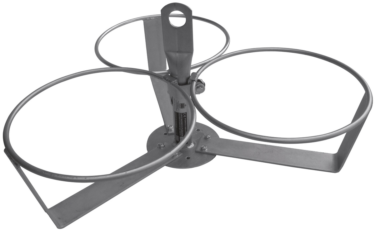 IORI holder for 3 buckets for rope hoist