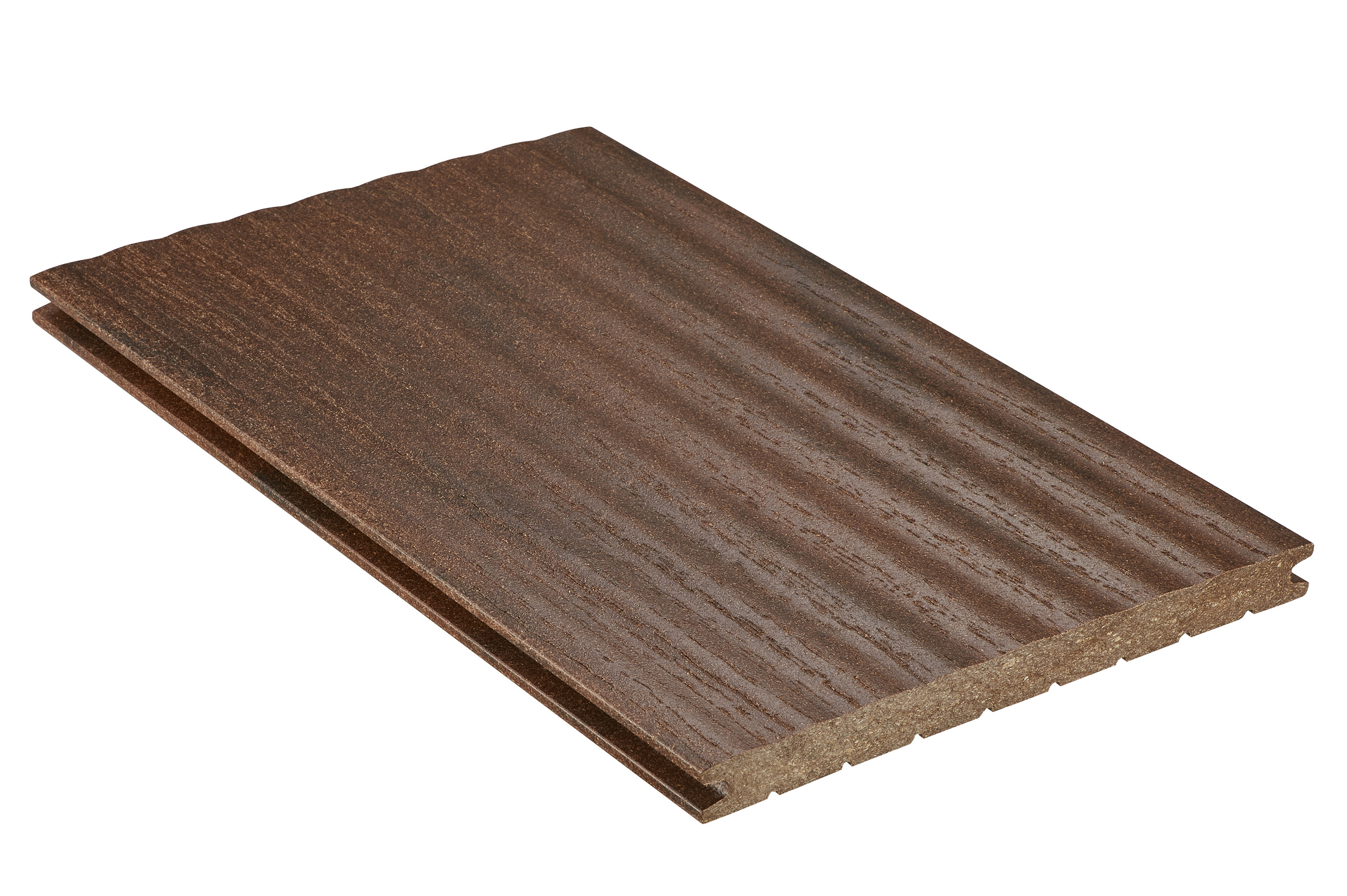 NIF WPC-Diele Rationelle select 3.00m Naturlinie-Edition 21x244 kastanienbraun
