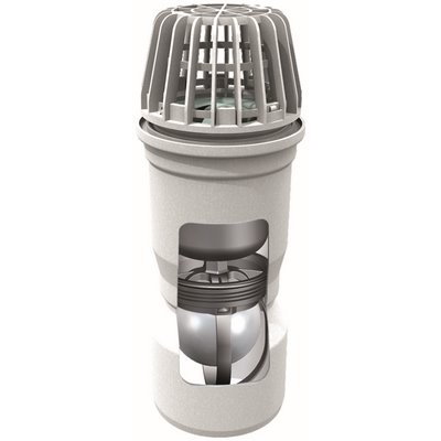 ACO Therm® backwater valve with leaf trap and odour trap