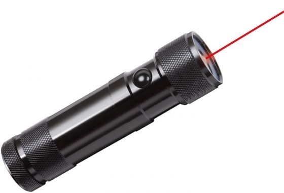 Latarka BS 8 LED Laser Light FL Duo zawiera 3x AAA Bat.