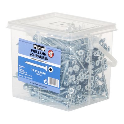 Łyżka wielozębna Prima vz z bitem TX 25 5,0x70mm - 350 sztuk