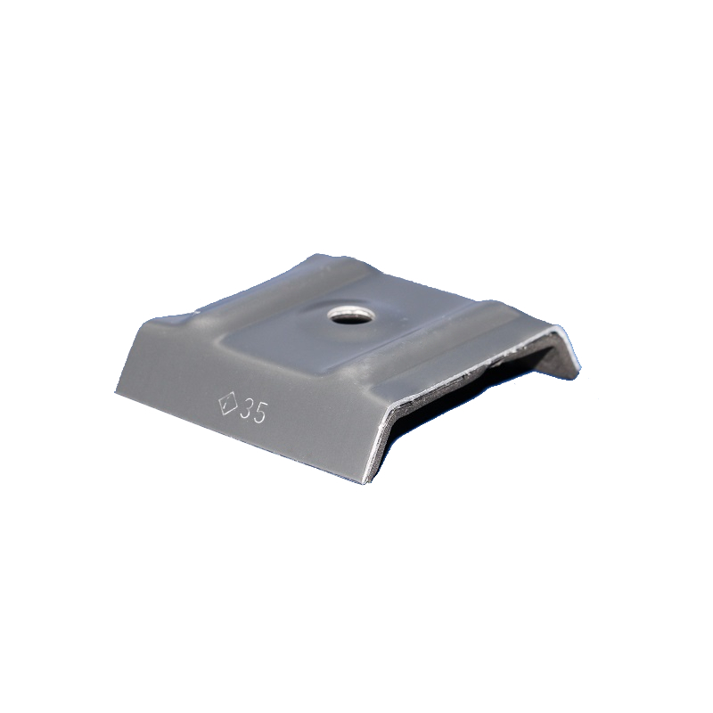 Spherical caps 35 mm profile similar to RAL 7016 anthracite grey
