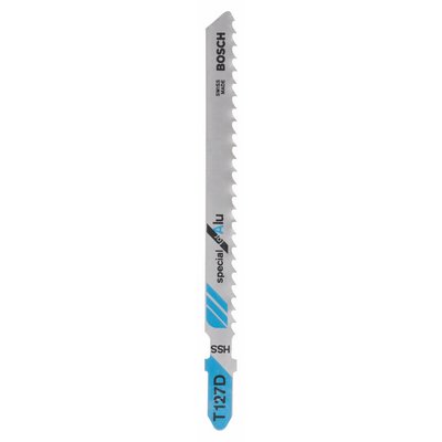 Bosch jigsaw blade for aluminium T 127 D HSS 5-pack