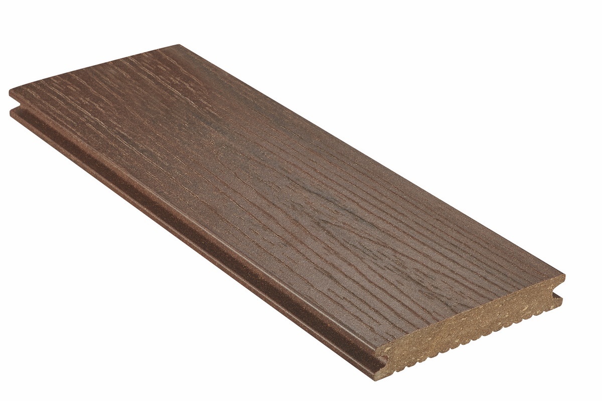 NIF WPC-Terrassendiele ""Die Naturlinie" 21x139x3000mm kastanienbraun