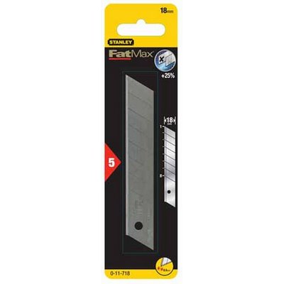 SBD Snap-off blade 18mm FatMax 5 pieces without dispenser SB-card - 0-11-718