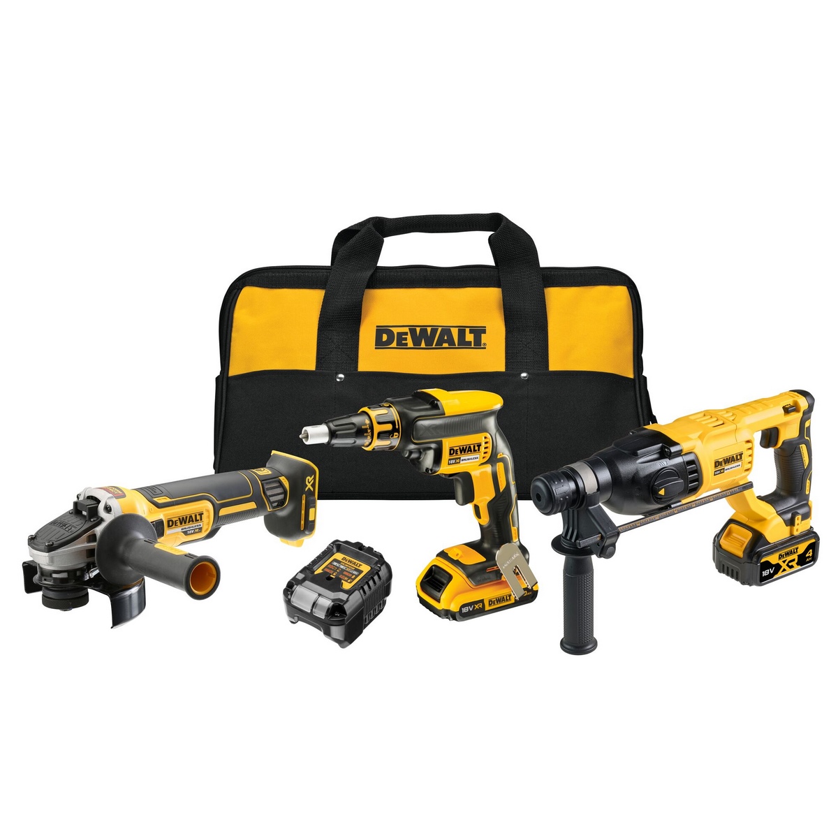 SBD Dewalt battery combi pack 18V DCF620 / DCH133 / DCG405