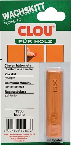 Wax putty sticks colour 1350 beech 15g sheet CLOU