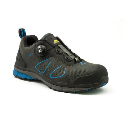 Rualtex Sicherheitshalbschuh S1P Frederick grau/blau - Gr. 46