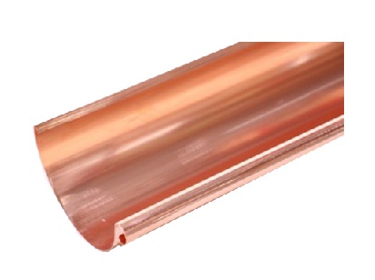 Kupfer Rinne 33 0.6mm große Wulst Länge 6.00m