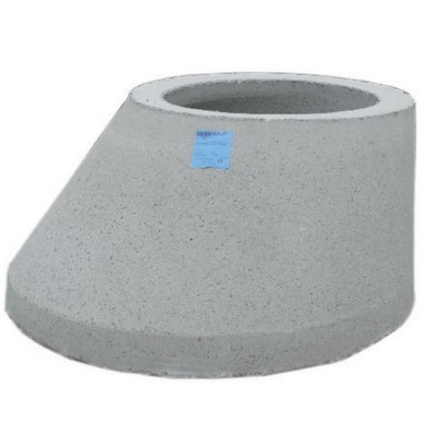 Shaft neck with rebate DIN 4034 Part 2 SH-F 1000/625x600mm