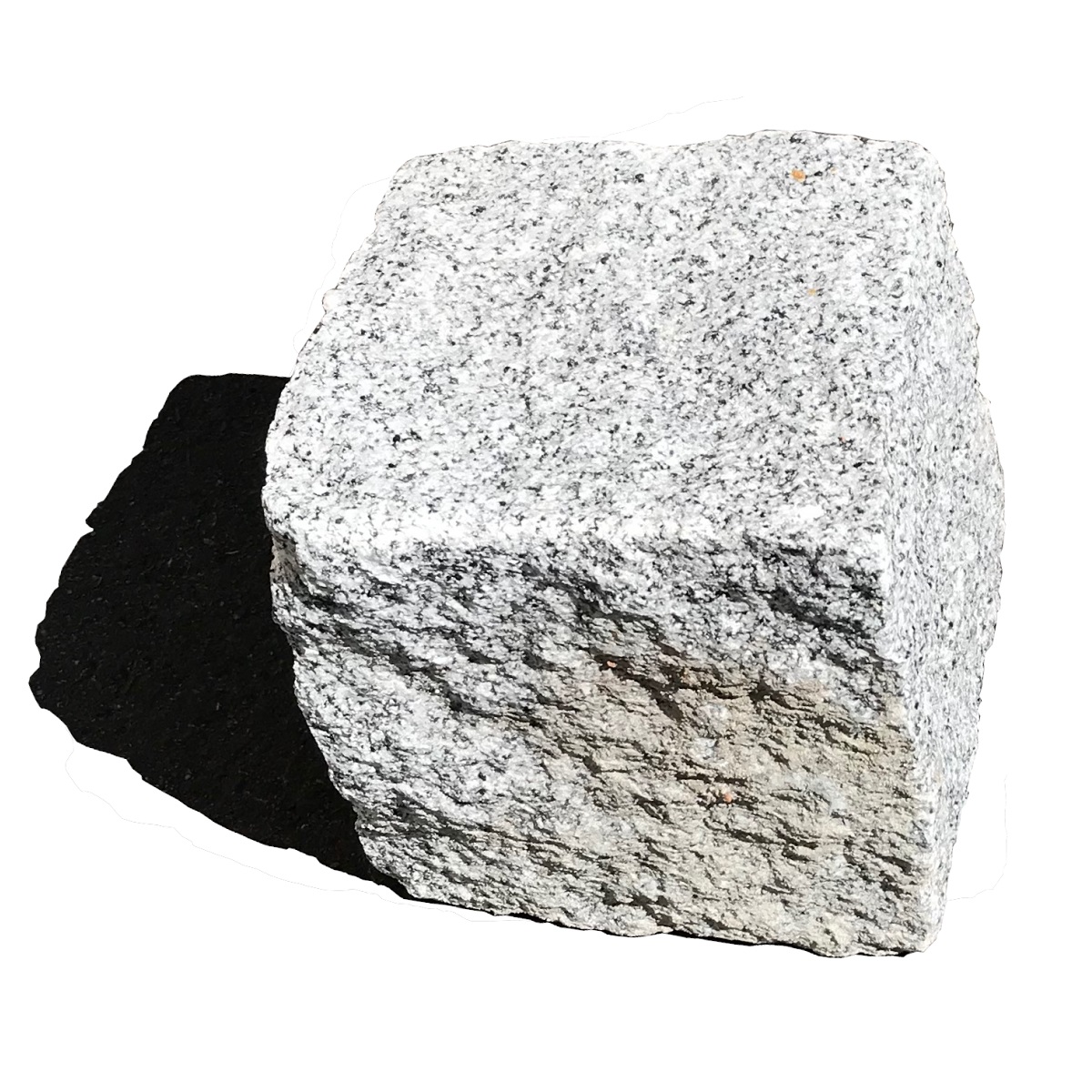 KNKE granite paving MK light grey 15/17 cm in wooden boxes