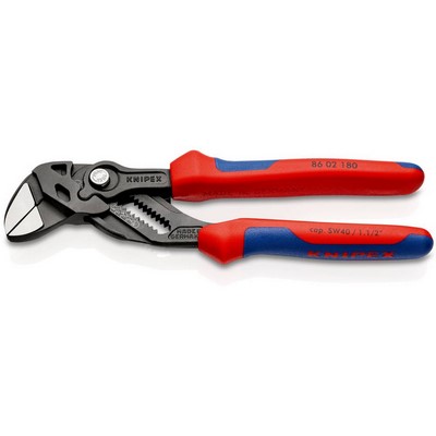 KNIPEX Pliers spanner w. multi-component handle 180mm SW 40mm 86 02 180