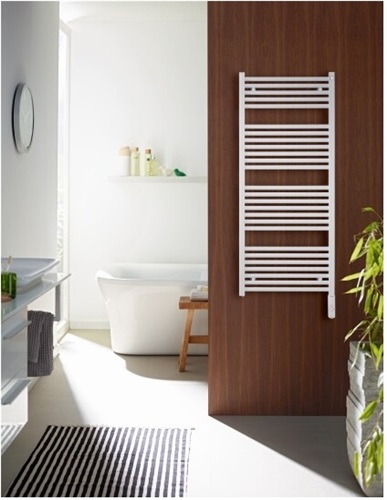 Zehnder bathroom radiator ZENO white RAL 9016 ZNE-080-050-DD. 788x500mm