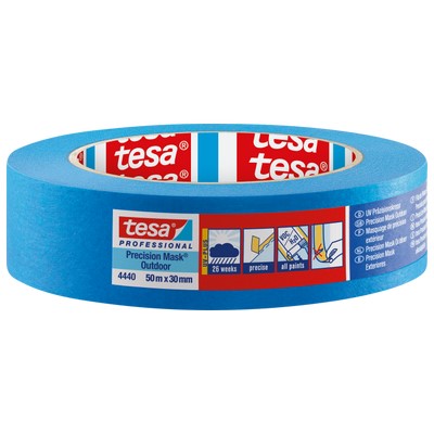 tesa® Precision Crepe Tape Plus Outer 50mx30mm 11 Blue - 4440