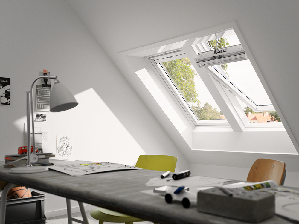 VELUX INTEGRA solar window. GGU FK08 017030 Polyur. THERMO copper 66x140