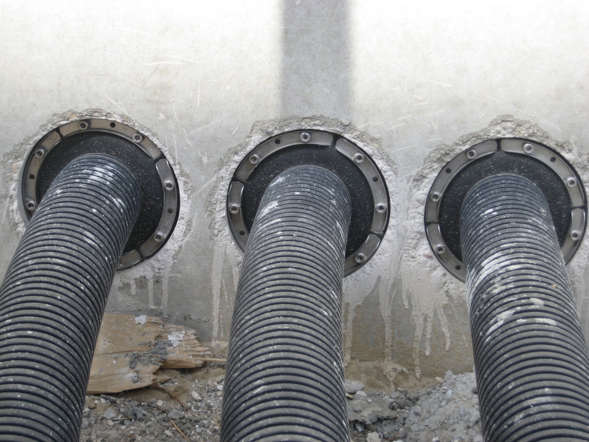 Hauff WRD150 1x110 b40 A2/EPDM55 Hekaplast corrugated pipe seal