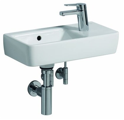 KG HWB Renova Nr. 1 Comprimo. Półka 500x250mm prawa. HL prawy biały (alpin)