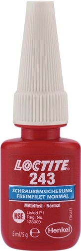 Threadlocker 243 5g mf.blue NSF P1.NSF/ANSI 61 Bottle LOCTITE