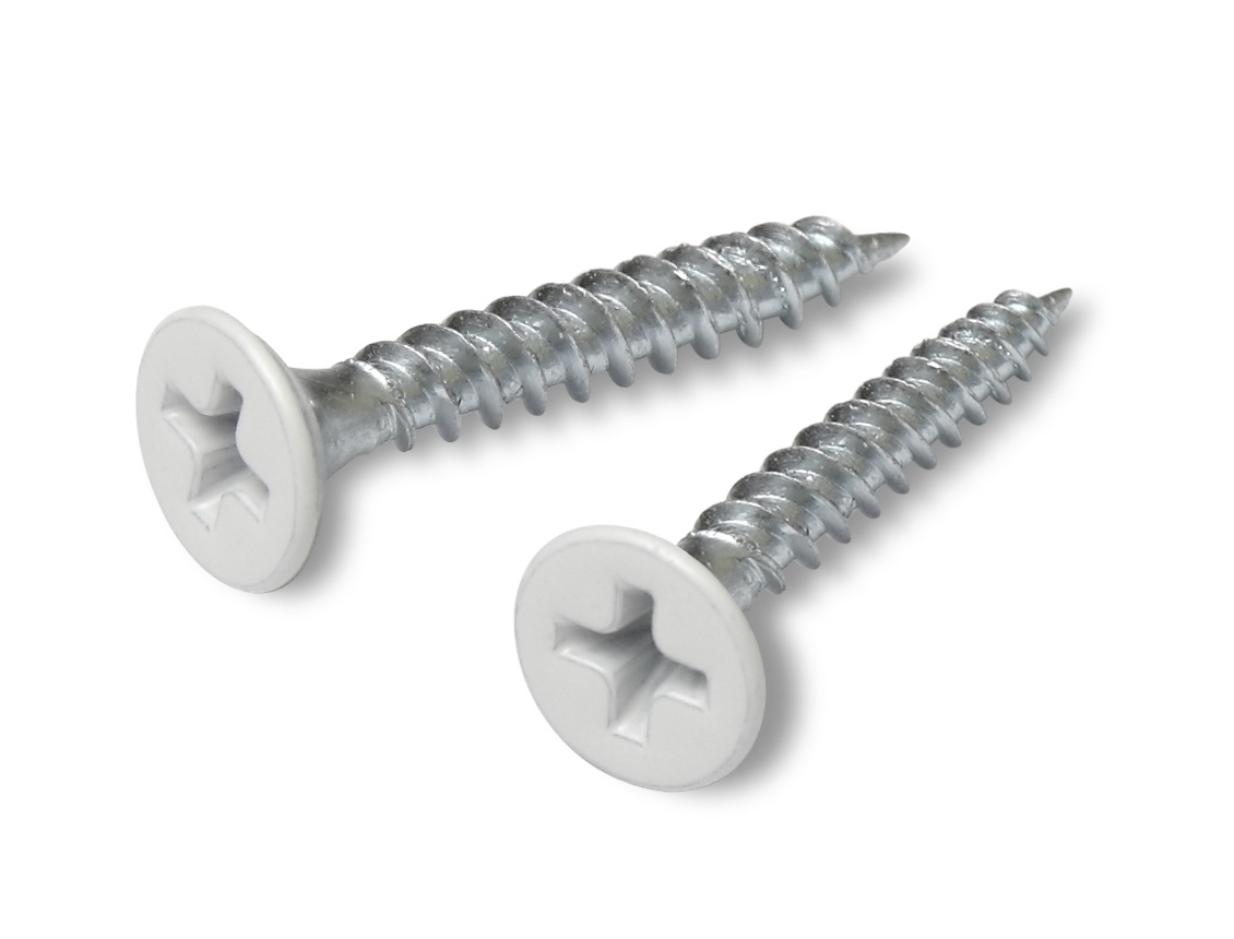 Knauf Contrapanel ceiling screw 25mm white 1000 pieces per package