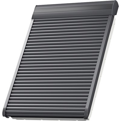 Roleta elektryczna Velux SML UK08 0000S aluminiowa ciemnoszara