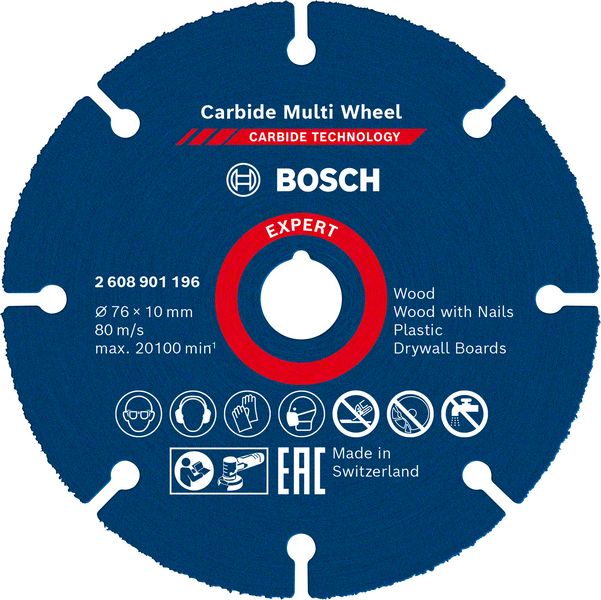 Bosch cutting disc Multi Wheel Ø76x10 mm Expert Carbide