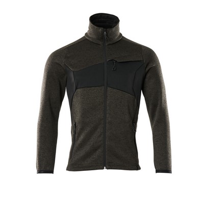 MASCOT® Accelerate Strickpullover m. Reißver. danthrazit/schwarz - Gr. 4XL