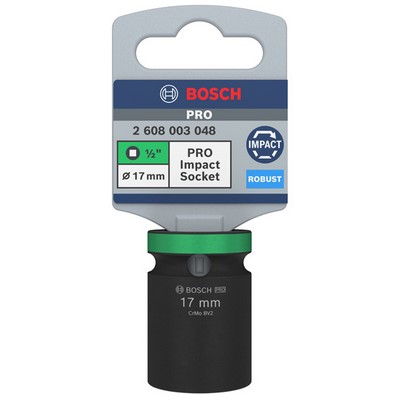 Bosch PRO Impact Socket 1/2" 17mm Steckschlüsseleinsatz