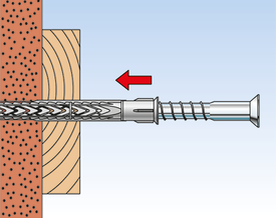 Fischer long shank dowel SXRL 10 x 180 T - 522704