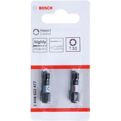 Bosch PRO Torx Impact Bit T30 25mm 2-piece - 2 608 522 477