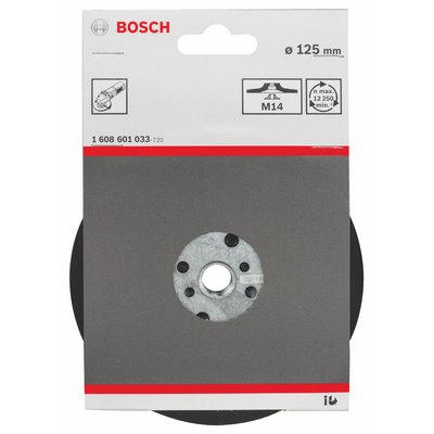 Bosch Stützteller Ø125mm Flanschgewinde M14