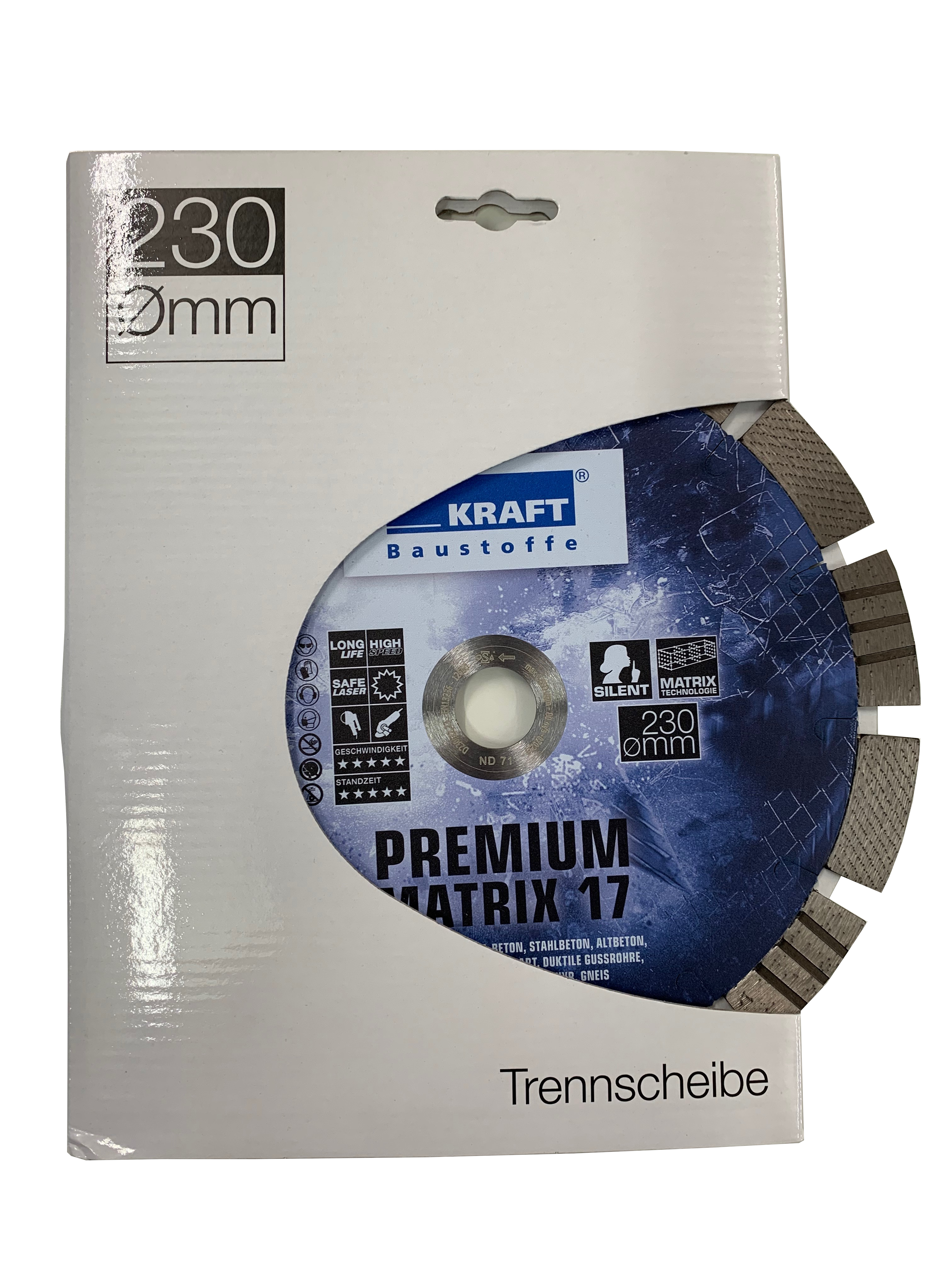 Kraft Dia-TS Twin Matrix Silentcut Ø230x22.23mm 40x2,6x17 mm 14 Seg.