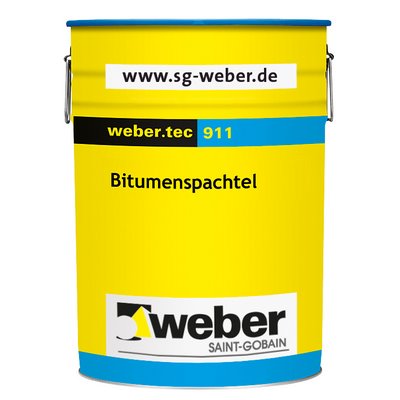 SGW Wypełniacz bitumiczny weber.tec 911 czarny wiadro 14 kg