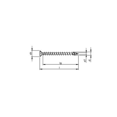 HECO-UNIX-top 6x150mm VG Stahl gehärtet SeKo m. Frästaschen T-Drive vz blau A2K