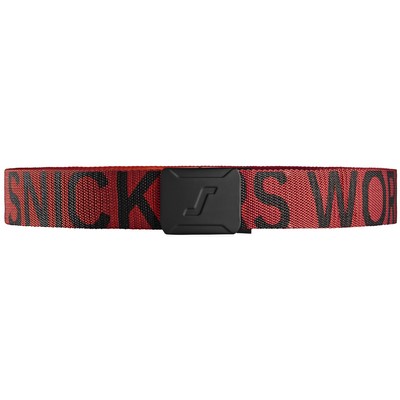 Snickers 9004 Logo Belt One Size chilli black