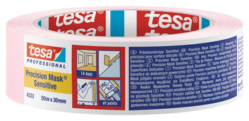 tesa® Professional Precision Crepe Sensitive 50mx30mm pink - 04333
