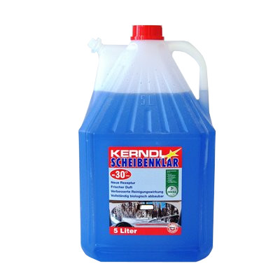 Kerndl windscreen washer fluid with antifreeze -30°C 5l seal of approval beak can