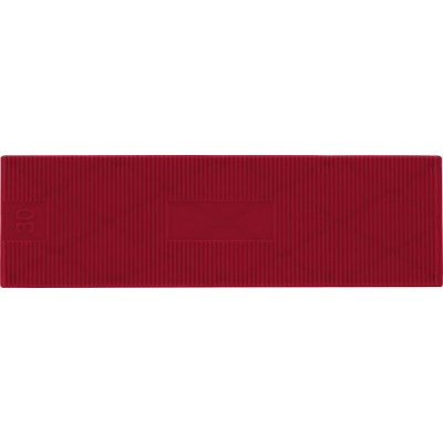 Triuso Unterlegplättchen 100x30x3mm rot Kunststoff 50 Stück - KU3