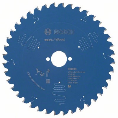 Bosch Kreissägeblatt Expert for Wood 216x30x2.4/1.8mm 40 Zähne