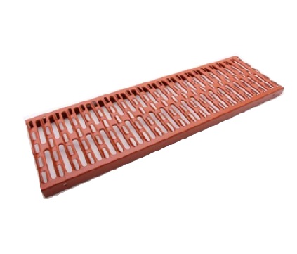 LEH PB Sicherheits-Laufrost 250x800mm ziegelrot