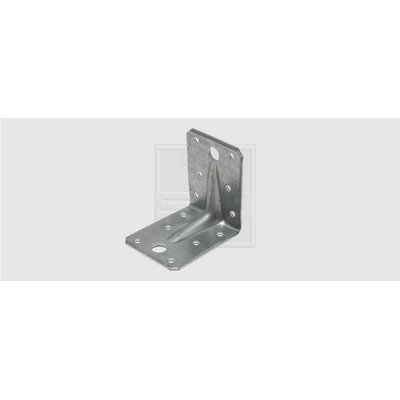SWG angle connector w. bar 70x70x55x2.5 - single