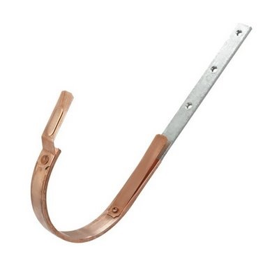 LEH CU umm. Half-round gutter hook 33-25/6mm Munich version