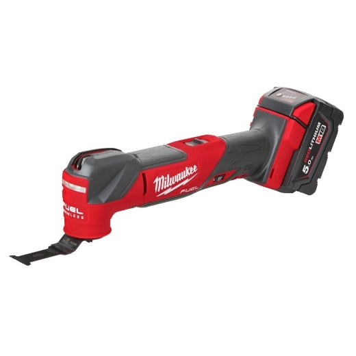 Akumulatorowe narzędzie wielofunkcyjne Milwaukee M18FMT-502X FUEL Z akumulatorem 2x 5,0 Ah, ładowarką, HD